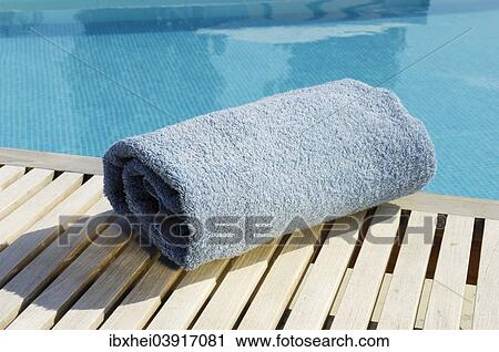 Pool towel View Large Photo Image Stock Image - Pool towel. Fotosearch