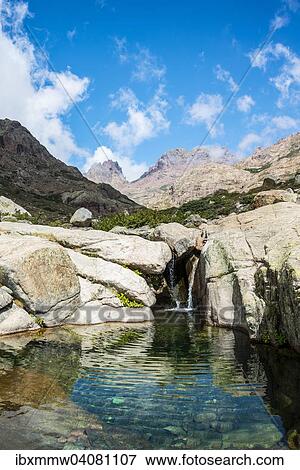 "Pool with a small waterfall in the mountains, river Golo, Parc naturel regional de Corse, Regional Natural Park of Corsica, Corsica, France, Europe" View Large Photo Image Stock Photo - "Pool with a small waterfall in the mountains, river Golo, Parc naturel regional de Corse, Regional Natural Park of Corsica, Corsica, France, Europe". Fotosearch