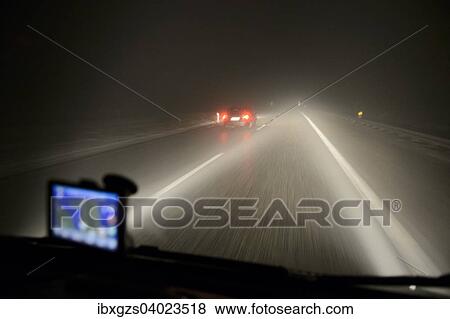 "Poor visibility on highway, Norway, Europe" View Large Photo Image Stock Photo - "Poor visibility on highway, Norway, Europe". Fotosearch