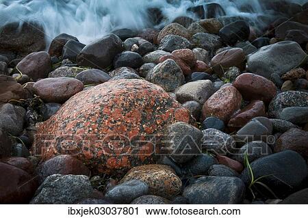 "Porphyry rocks on the Baltic Sea beach, Rerik, Mecklenburg-Western Pomerania, Germany, Europe" View Large Photo Image Stock Image - "Porphyry rocks on the Baltic Sea beach, Rerik, Mecklenburg-Western Pomerania, Germany, Europe". Fotosearch