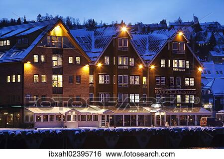 "Port of Tromso in winter, Norway, Europe" View Large Photo Image Stock Photograph - "Port of Tromso in winter, Norway, Europe". Fotosearch