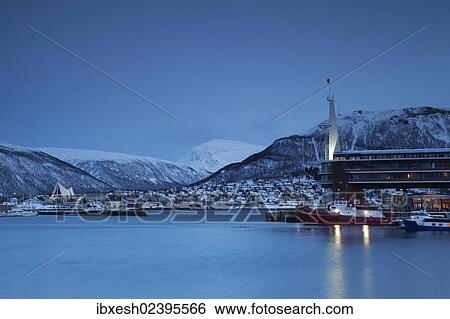 "Port of Tromso in winter, Tromso, Norway, Europe" View Large Photo Image Stock Photograph - "Port of Tromso in winter, Tromso, Norway, Europe". Fotosearch