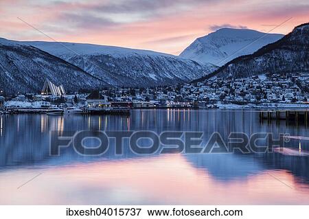 "Port, Tromso, Tromsoysundet, Troms, Norway, Europe" View Large Photo Image Stock Photo - "Port, Tromso, Tromsoysundet, Troms, Norway, Europe". Fotosearch