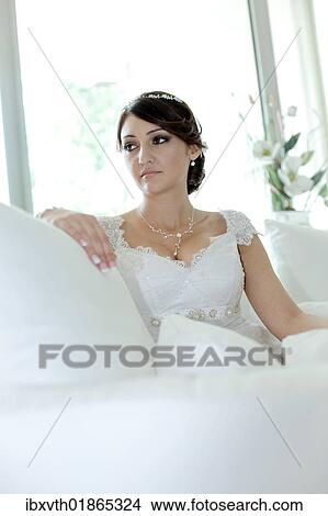 Portrait of a young bride View Large Photo Image Picture - Portrait of a young bride. Fotosearch