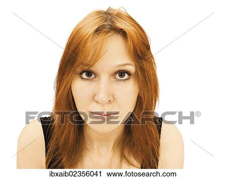 Portrait of a young serious woman View Large Photo Image Stock Image - Portrait of a young serious woman. Fotosearch