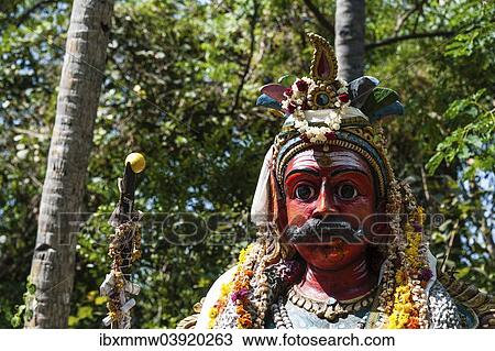 "Portrait, statue of the god Madurai Veeran, Mandavi, Tamil Nadu, India, Asia" View Large Photo Image Stock Image - "Portrait, statue of the god Madurai Veeran, Mandavi, Tamil Nadu, India, Asia". Fotosearch