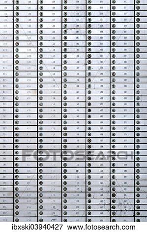 Stock Photo - "Post office boxes, mailboxes, Maribor, Slovenia, Europe". Fotosearch