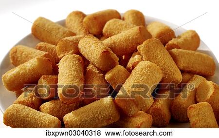 Potato croquettes View Large Photo Image Stock Photo - Potato croquettes. Fotosearch