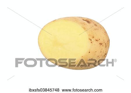 Stock Photo - "Potato, Grata variety, cut in half". Fotosearch