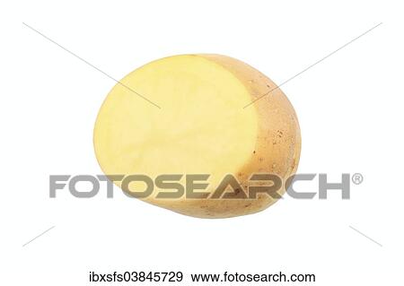 "Potato, Jelly variety, cut in half" View Large Photo Image Stock Photo - "Potato, Jelly variety, cut in half". Fotosearch