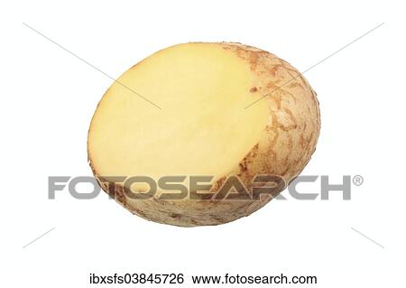 "Potato, La Barotte variety, cut in half" View Large Photo Image Stock Photograph - "Potato, La Barotte variety, cut in half". Fotosearch