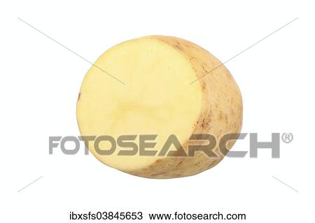 "Potato, Solara variety, cut in half" View Large Photo Image Stock Image - "Potato, Solara variety, cut in half". Fotosearch