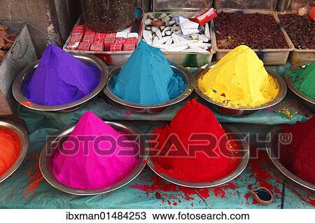 "Powdered pigments, Devaraja Market, Mysore, Karnataka, South India, India, South Asia, Asia" View Large Photo Image Stock Image - "Powdered pigments, Devaraja Market, Mysore, Karnataka, South India, India, South Asia, Asia". Fotosearch