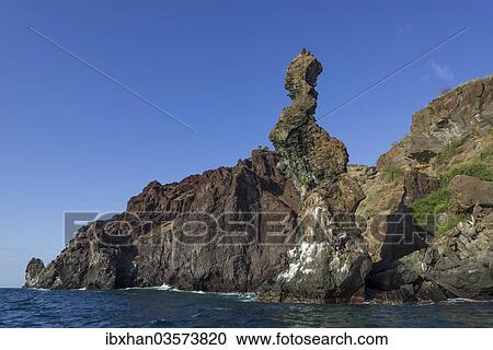 "Praying Monk"""" rock formation at the lava coast, San Salvador Island, Galapagos Islands, Ecuador, South America" View Large Photo Image Stock Image - "Praying Monk"""" rock formation at the lava coast, San Salvador Island, Galapagos Islands, Ecuador, South America". Fotosearch