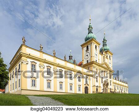 "Premonstrate Monastery with the Basilica of the Annunciation, Svaty Kopecek or Holy Hill, Olomouc, Czech Republic, Europe" View Large Photo Image Stock Image - "Premonstrate Monastery with the Basilica of the Annunciation, Svaty Kopecek or Holy Hill, Olomouc, Czech Republic, Europe". Fotosearch