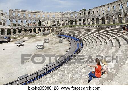 "Pula Arena, amphitheatre, Pula, Istria, Croatia, Europe" View Large Photo Image Stock Photo - "Pula Arena, amphitheatre, Pula, Istria, Croatia, Europe". Fotosearch