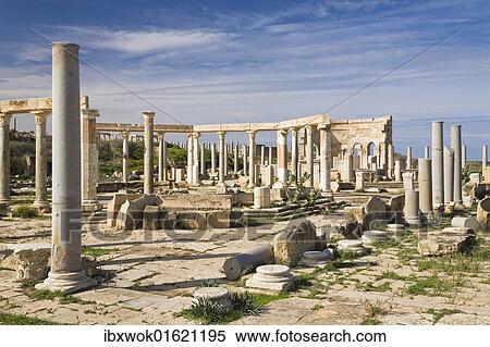 "Punic market, Leptis Magna, Libya, North Africa, Africa" View Large Photo Image Stock Photography - "Punic market, Leptis Magna, Libya, North Africa, Africa". Fotosearch