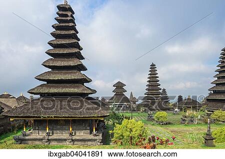 Stock Image - "Pura Besakih Temple complex, Bali, Indonesia, Asia". Fotosearch