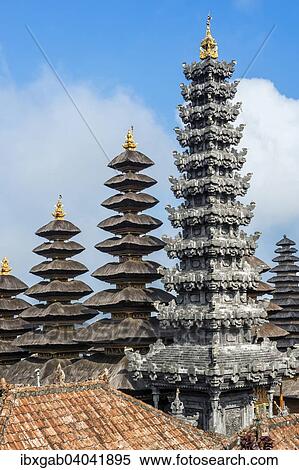 Stock Photography - "Pura Besakih Temple complex, Bali, Indonesia, Asia". Fotosearch