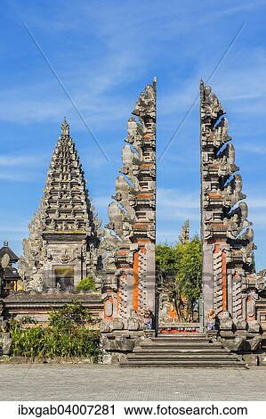 Pura Ulun Danu Batur Temple Bali Indonesia Asia Stock Image