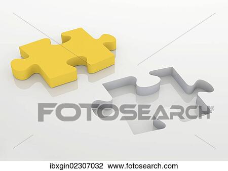"Puzzle piece as a missing element, symbolic image for filling a gap, 3D illustration" View Large Photo Image Stock Image - "Puzzle piece as a missing element, symbolic image for filling a gap, 3D illustration". Fotosearch