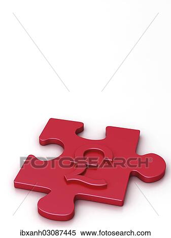 Puzzle piece with a pound symbol View Large Photo Image Stock Photography - Puzzle piece with a pound symbol. Fotosearch