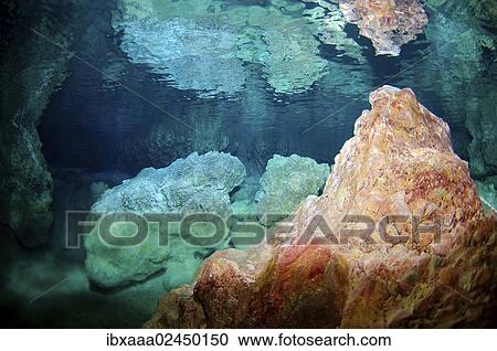 "Pycnocline, mixed fresh and salty water, in underwater cave, Mediterranean Sea, Kas, Kas, Turkey, Asia" View Large Photo Image Stock Image - "Pycnocline, mixed fresh and salty water, in underwater cave, Mediterranean Sea, Kas, Kas, Turkey, Asia". Fotosearch