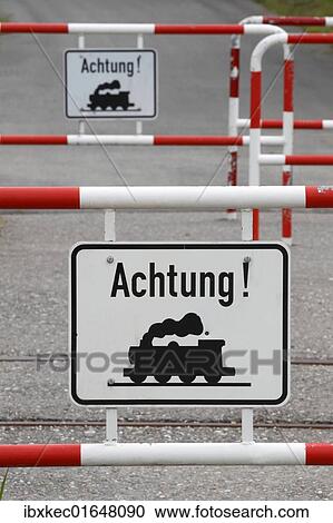 Railroad crossing View Large Photo Image Stock Image - Railroad crossing. Fotosearch