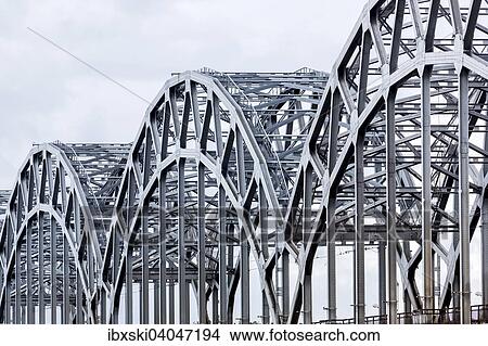 "Railway bridge, Dzelzce??a tilts, over the Daugava river or Western Dvina, Riga, Latvia, Europe" View Large Photo Image Picture - "Railway bridge, Dzelzce??a tilts, over the Daugava river or Western Dvina, Riga, Latvia, Europe". Fotosearch