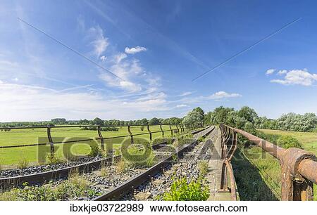 "Railway line, Marklohe, Lower Saxony, Germany, Europe" View Large Photo Image Stock Photo - "Railway line, Marklohe, Lower Saxony, Germany, Europe". Fotosearch
