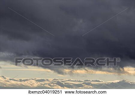 "Rain clouds (nimbostratus), below cloud cover" View Large Photo Image Stock Image - "Rain clouds (nimbostratus), below cloud cover". Fotosearch