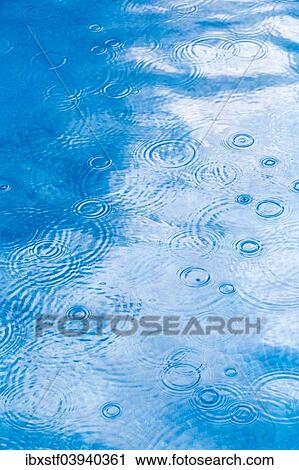 Raindrops creating ripples View Large Photo Image Stock Image - Raindrops creating ripples. Fotosearch