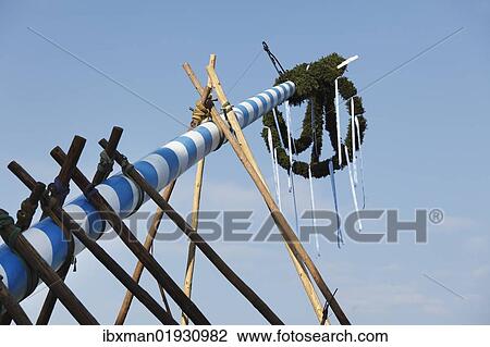 "Raising the maypole, Holzhausen am Starnberger See, Muensing community, Upper Bavaria, Bavaria, Germany, Europe" View Large Photo Image Stock Image - "Raising the maypole, Holzhausen am Starnberger See, Muensing community, Upper Bavaria, Bavaria, Germany, Europe". Fotosearch