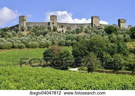 "Ramparts of the medieval village of Monteriggioni, Province of Siena, Tuscany, Italy, Europe" View Large Photo Image Stock Image - "Ramparts of the medieval village of Monteriggioni, Province of Siena, Tuscany, Italy, Europe". Fotosearch