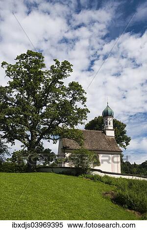 "Ramsachkircherl church or Church of St. George, Murnauer Moos, Murnau Moor, Murnau, Upper Bavaria, Bavaria, Germany, Europe" View Large Photo Image Stock Photography - "Ramsachkircherl church or Church of St. George, Murnauer Moos, Murnau Moor, Murnau, Upper Bavaria, Bavaria, Germany, Europe". Fotosearch