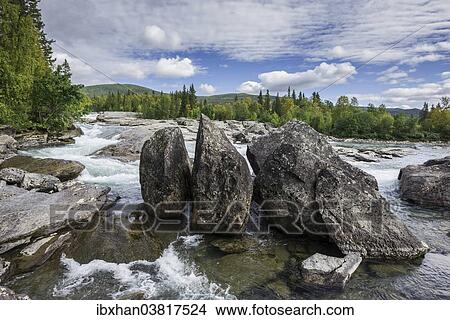 "Rapids of the Kamajokk River, Prinskullen, Kvikkjokk, Norrbotten County, Sweden, Europe" View Large Photo Image Picture - "Rapids of the Kamajokk River, Prinskullen, Kvikkjokk, Norrbotten County, Sweden, Europe". Fotosearch