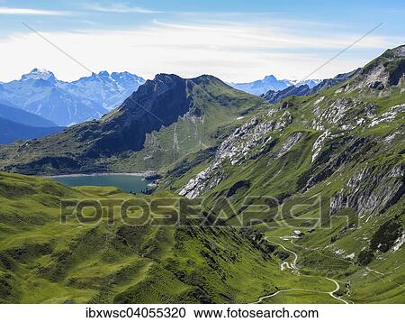 "Ravensburger Hutte refuge with Spuller See lake, Lechquellen Mountains, Austria, Europe" View Large Photo Image Stock Image - "Ravensburger Hutte refuge with Spuller See lake, Lechquellen Mountains, Austria, Europe". Fotosearch