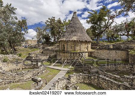 "Reconstructed house of the Chachapoya Andean people, Kuelap, Peru, South America" View Large Photo Image Stock Photo - "Reconstructed house of the Chachapoya Andean people, Kuelap, Peru, South America". Fotosearch