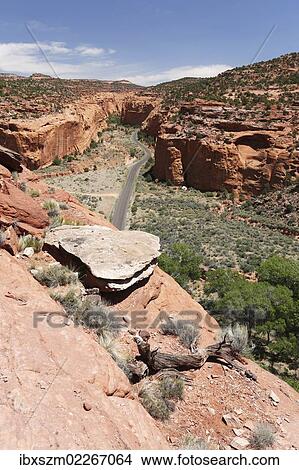 "Red Canyon in Long Canyon, Wingate Sandstone of the Glen Canyon Group, Burr Trail Road, Utah, USA" View Large Photo Image Picture - "Red Canyon in Long Canyon, Wingate Sandstone of the Glen Canyon Group, Burr Trail Road, Utah, USA". Fotosearch