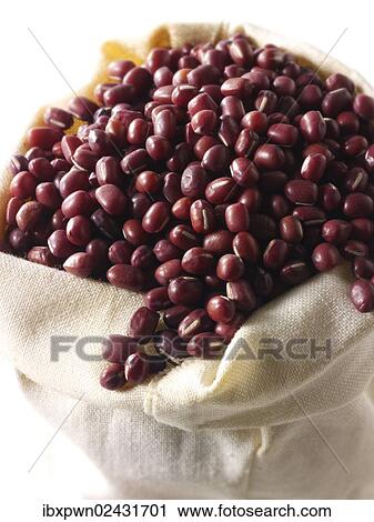 Stock Image - Red cow peas or Chori peas. Fotosearch