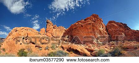 "Red sandstone formations, panoramic view at The Cabins, Valley of Fire, Nevada, United States, North America" View Large Photo Image Stock Image - "Red sandstone formations, panoramic view at The Cabins, Valley of Fire, Nevada, United States, North America". Fotosearch