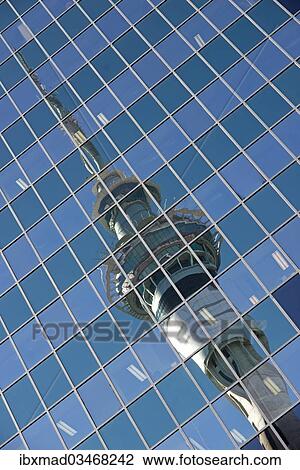 "Reflection of the Sky Tower in the Philip Fox Building, Central Business District, Auckland, Auckland Region, New Zealand, Oceania" View Large Photo Image Stock Image - "Reflection of the Sky Tower in the Philip Fox Building, Central Business District, Auckland, Auckland Region, New Zealand, Oceania". Fotosearch
