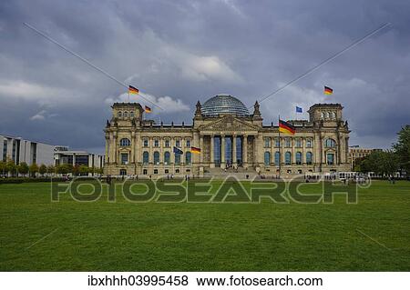 "Reichstag building under a cloudy sky, Berlin, Germany, Europe" View Large Photo Image Stock Photo - "Reichstag building under a cloudy sky, Berlin, Germany, Europe". Fotosearch