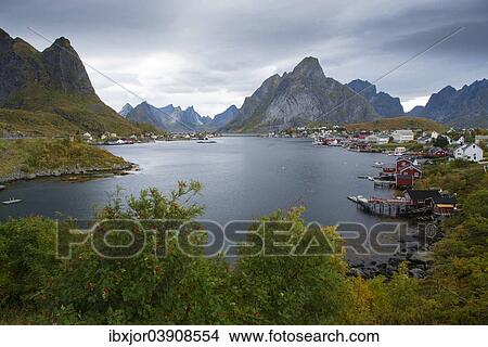 "Reinebringen lookout, Moskenesoy, Lofoten, Norway, Europe" View Large Photo Image Picture - "Reinebringen lookout, Moskenesoy, Lofoten, Norway, Europe". Fotosearch