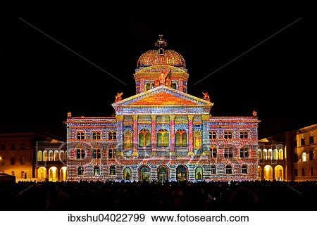 "Rendez-vous Bundesplatz, light installation at the Federal Palace of Switzerland, Bundesplatz, UNESCO World Heritage Site, Canton of Bern, Switzerland, Europe" View Large Photo Image Stock Photo - "Rendez-vous Bundesplatz, light installation at the Federal Palace of Switzerland, Bundesplatz, UNESCO World Heritage Site, Canton of Bern, Switzerland, Europe". Fotosearch