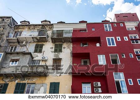 "Renovated house with dilapidated townhouse, Corte, Corsica, France, Europe" View Large Photo Image Stock Image - "Renovated house with dilapidated townhouse, Corte, Corsica, France, Europe". Fotosearch