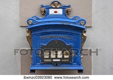 "Replica of a mailbox from 1896, Bad Windsheim, Middle Franconia, Franconia, Bavaria, Germany, Europe" View Large Photo Image Stock Image - "Replica of a mailbox from 1896, Bad Windsheim, Middle Franconia, Franconia, Bavaria, Germany, Europe". Fotosearch
