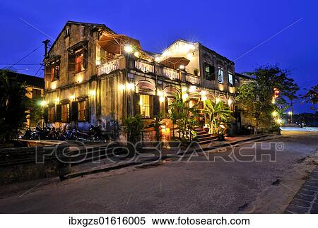 Stock Photography - "Restaurant Hoi An, Vietnam, Southeast Asia, Asia". Fotosearch