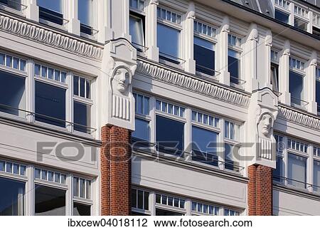 "Restored back of the Kaisergalerie mall at Bleichenfleet with sandstone figures, Hamburg, Germany, Europe" View Large Photo Image Stock Image - "Restored back of the Kaisergalerie mall at Bleichenfleet with sandstone figures, Hamburg, Germany, Europe". Fotosearch