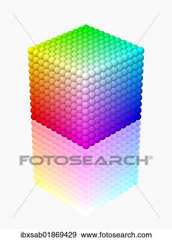 "RGB colour cube constructed from coloured balls, 3D illustration" View Large Photo Image Stock Photo - "RGB colour cube constructed from coloured balls, 3D illustration". Fotosearch